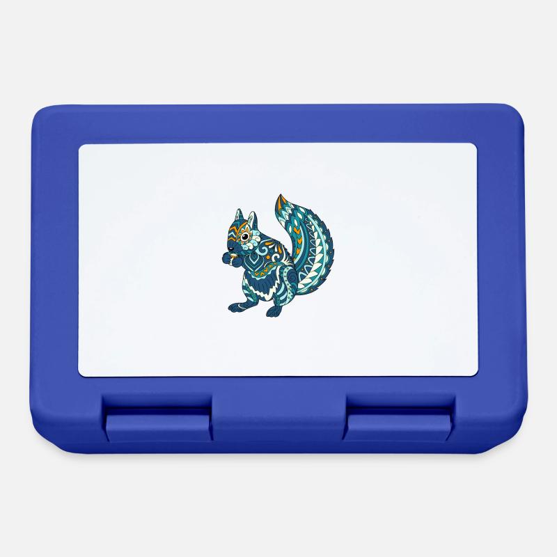 Squirrel - Lunchbox - royal blue