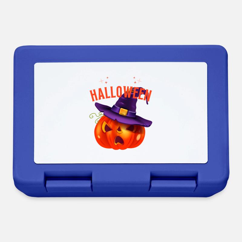 Joyeux halloween - Boîte à goûter - bleu royal