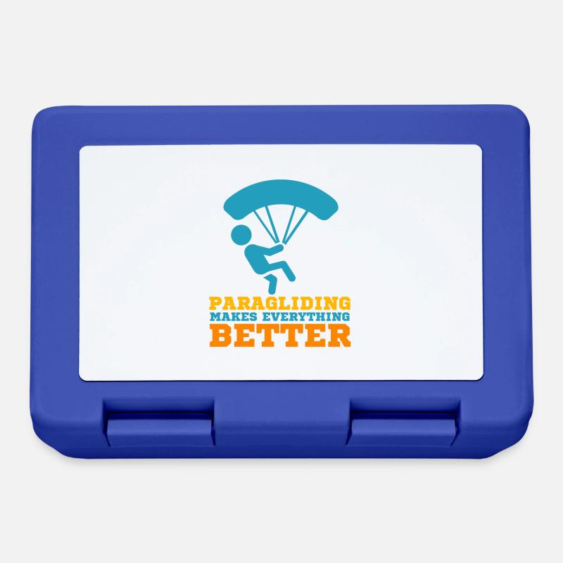 Paragliding Makes Everything Better - Lunchbox - royal blue