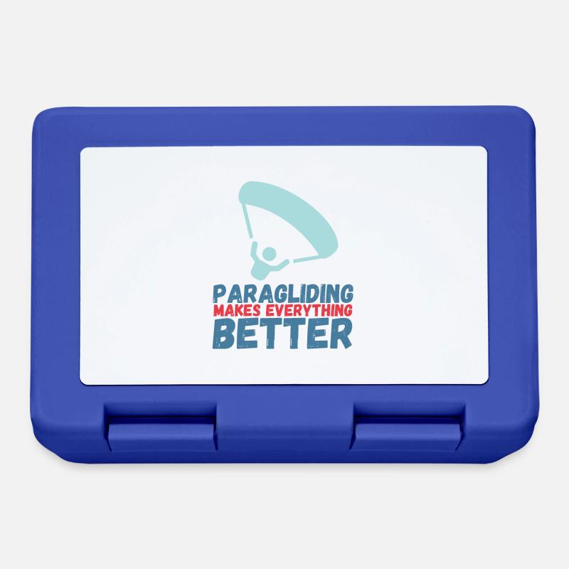Paragliding Makes Everything Better - Lunchbox - royal blue