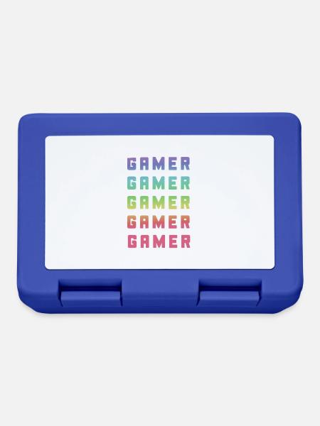 GAMER GAMER GAMER - Brotdose - Royalblau
