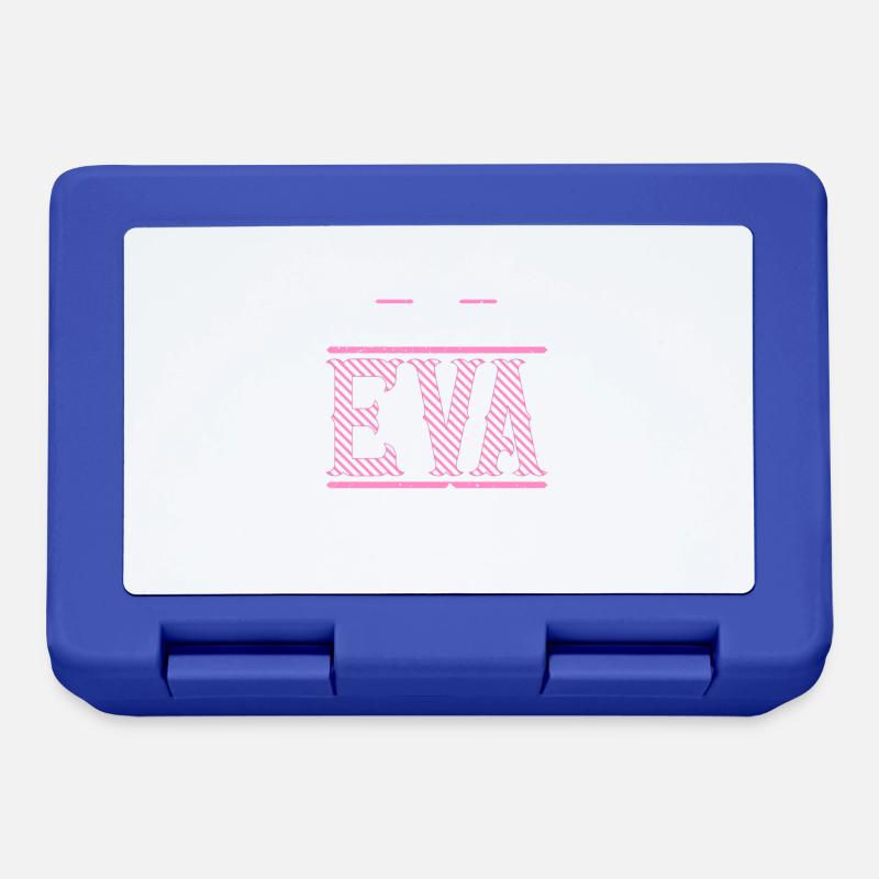 Eva Geschenkidee Geschenk Geburtstag - Brotdose - Royalblau