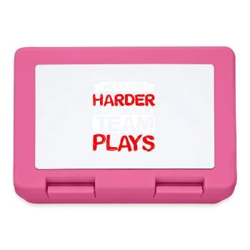 We Tailgate Harder Than Your Team Plays 2 - Brotdose - Pink - Vorne