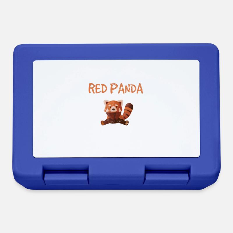 Panda roux Anatomie d’un zoologiste scientifique du panda roux - Boîte à goûter - bleu royal