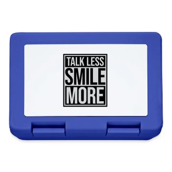 talk less smile more - Lunchbox - royal blue - Front