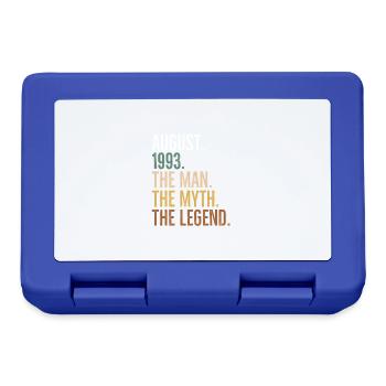 Août 1993 L’homme Le mythe La légende - Boîte à goûter - bleu royal - Devant