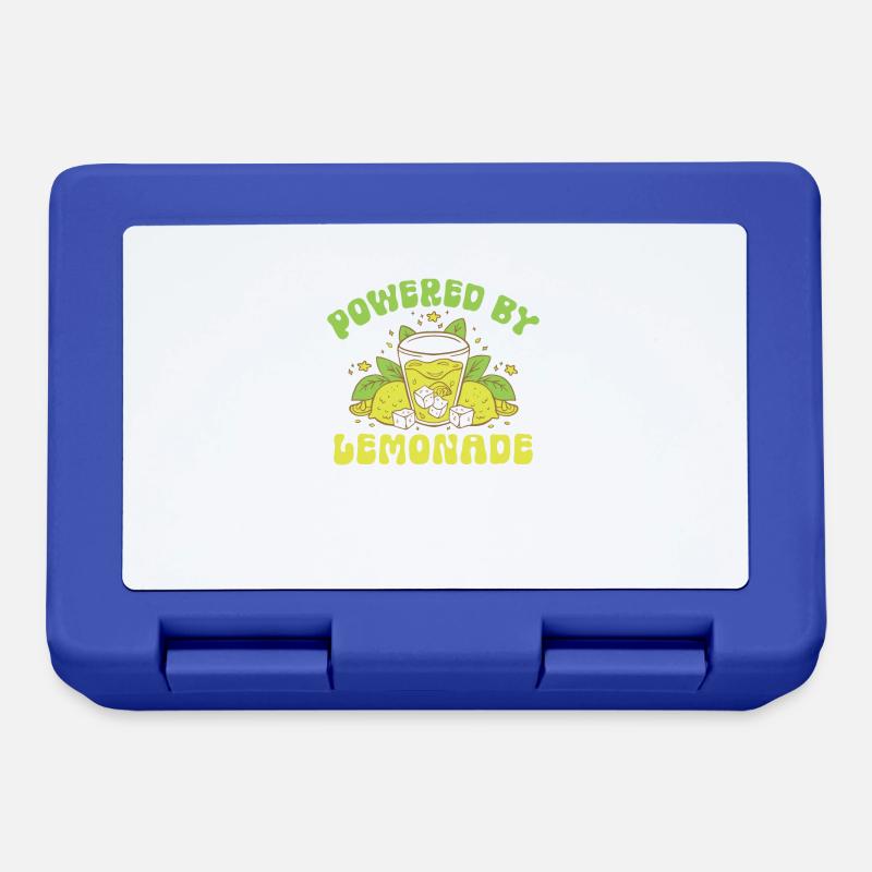 Limonade Geschenkideen - Brotdose - Royalblau