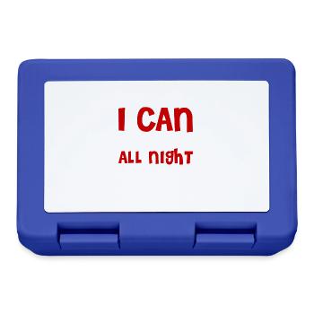 I Can Deliver All Night Long - Lunchbox - royal blue - Front