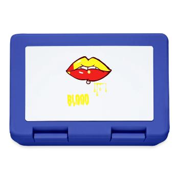 piercing & blood - Lunchbox - royal blue - Front