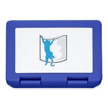 cat in your pocket - Lunchbox - royal blue - Front