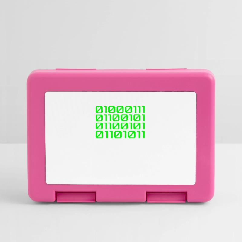 Funny Computer Binary Code Programmer Developer Lunchbox