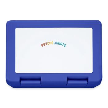School Psychologists Show Me The Data Psychologist - Lunchbox - royal blue - Front
