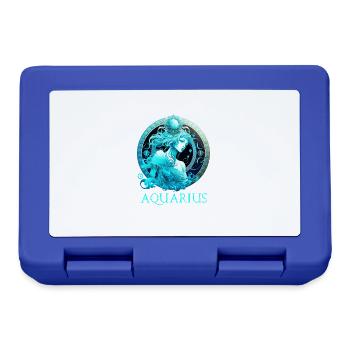 Embrace Your Aquarius Identity: Aquarius Pride Zod - Lunchbox - royal blue - Front