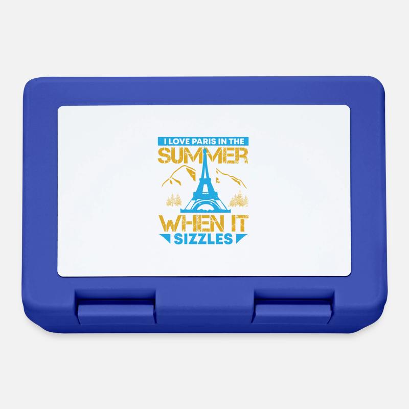 J’AIME PARIS EN ÉTÉ QUAND ÇA GRÉSILLE - Boîte à goûter - bleu royal