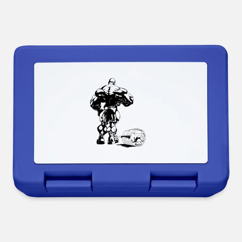 Train hard or go home - Lunchbox - royal blue