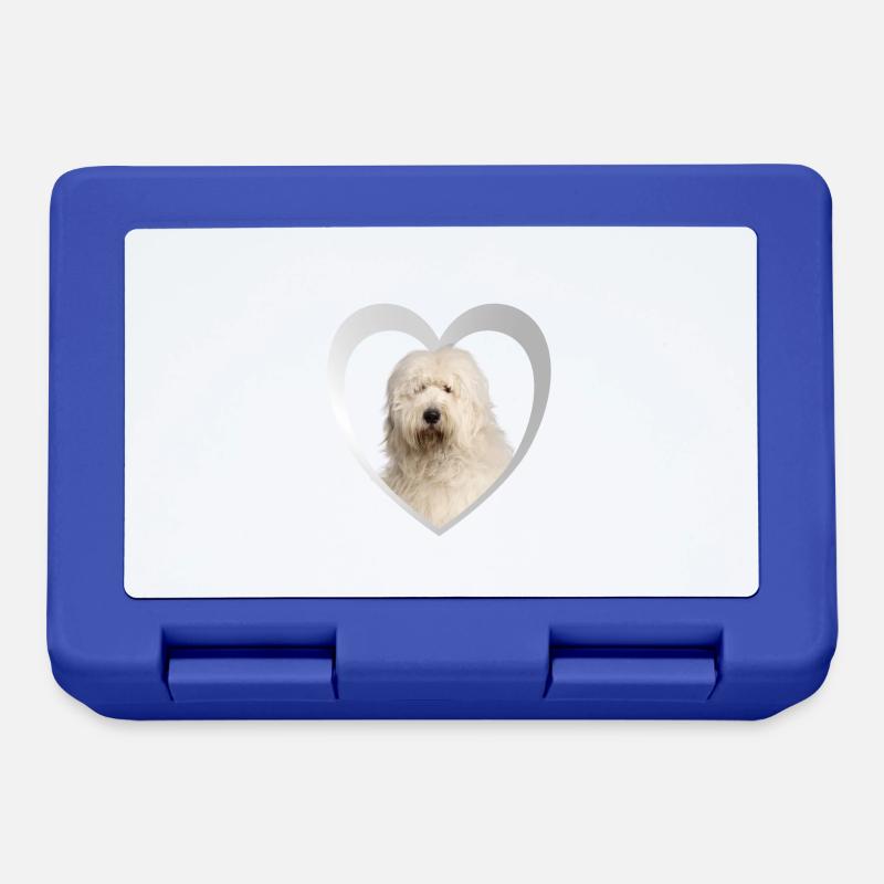 Bobtail Heart - J’aime Bobtail - Boîte à goûter - bleu royal