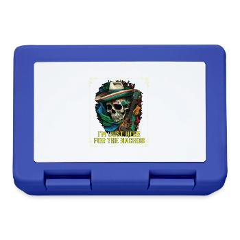 I'm Just Here For The Nachos Mexican Food Nacho - Lunchbox - royal blue - Front