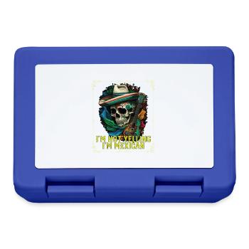 I'm Not Yelling I'm Mexican Life Mexico Pride - Brotdose - Royalblau - Vorne