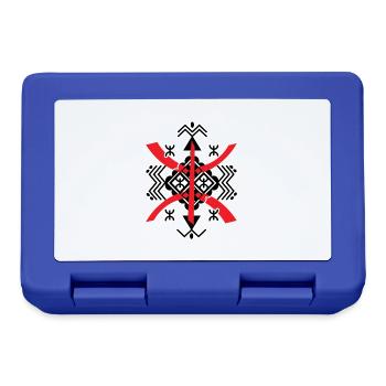 AMAZIGH sYMBOLE BERBERE Z IMAZIGHEN BIJOU KABYL - Boîte à goûter - bleu royal - Devant