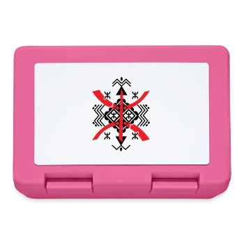 AMAZIGH sYMBOLE BERBERE Z IMAZIGHEN KABYL JEWEL - Brotdose - Pink - Vorne