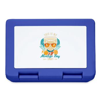 This is my Montego Bay Shirt Cool Retro Cat - Lunchbox - royal blue - Front