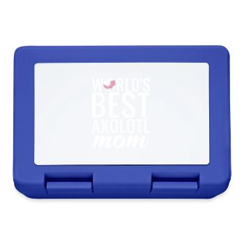Axolotl Lover Gifts - Lunchbox - royal blue - Front
