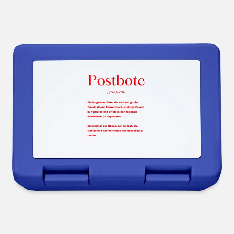 Postbote Definition - Brotdose - Royalblau
