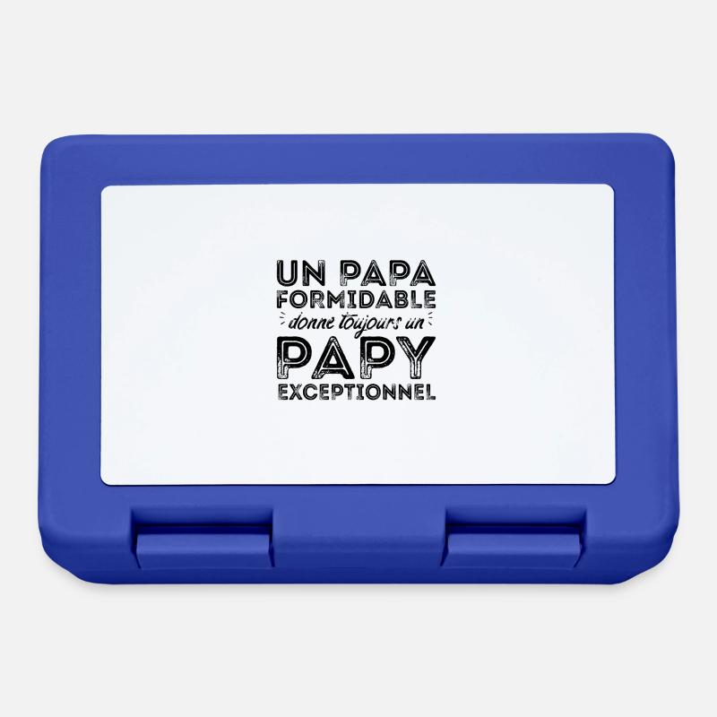 Papy exceptionnel ! - Boîte à goûter - bleu royal