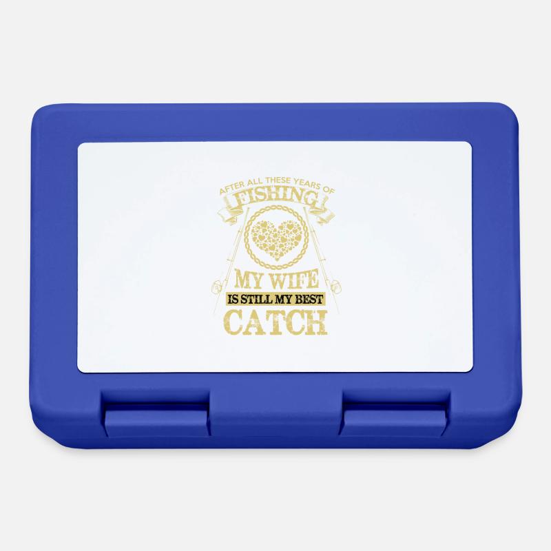 PÊCHE - Boîte à goûter - bleu royal