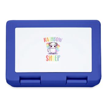 Rainbow Sheep LGBT Lesbisch Schwule Community Stolz - Brotdose - Royalblau - Vorne
