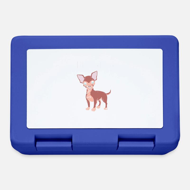 Anatomie du chihuahua - Boîte à goûter - bleu royal
