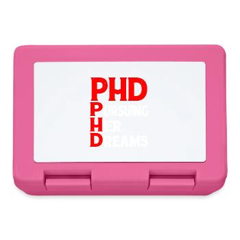 Ph.D. Poursuivre ses rêves 8 - Boîte à goûter - rose - Devant