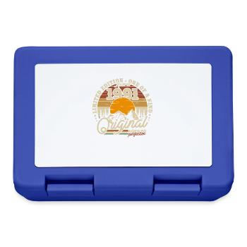 Nostalgic birthday present 1991 32/33 years - Lunchbox - royal blue - Front