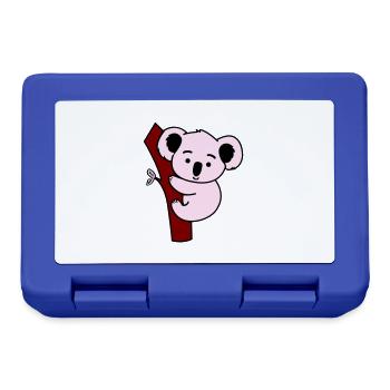 koala - Boîte à goûter - bleu royal - Devant