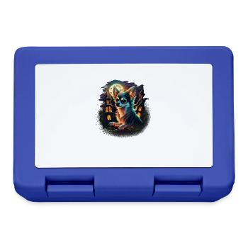 Chihuahua Costume d'Halloween - Citrouille - Boîte à goûter - bleu royal - Devant