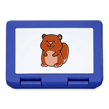 hamster - Brotdose - Royalblau - Vorne