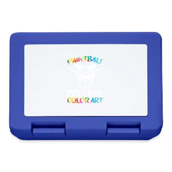 Paintball Creative Paint Color Art Airsoft Paint - Lunchbox - royal blue - Front