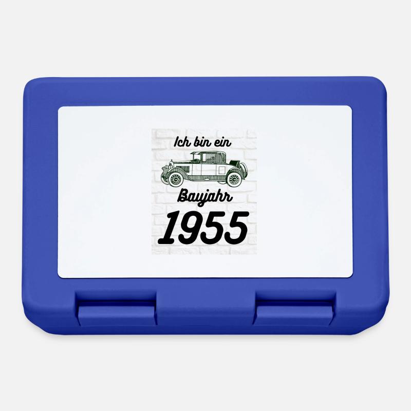 Oldtimer 1955 - Brotdose - Royalblau