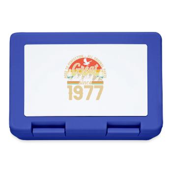 1977 - A legendary year - Lunchbox - royal blue - Front