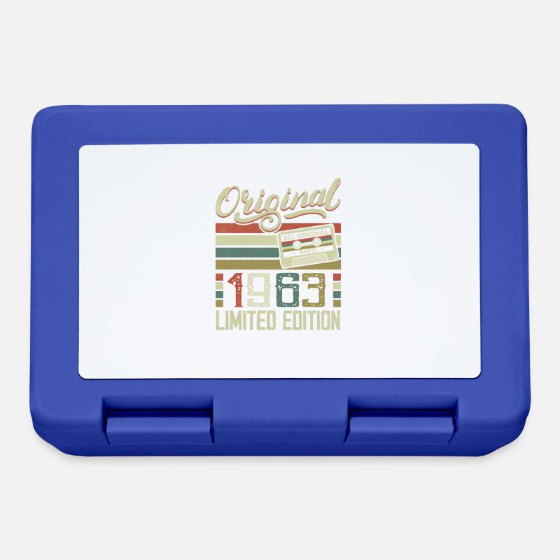 Vintage 1963 Cadeau D'anniversaire Rétro 1963 - Boîte à goûter - bleu royal