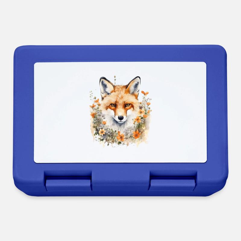 Whimsical Wilderness - Lunchbox - royal blue