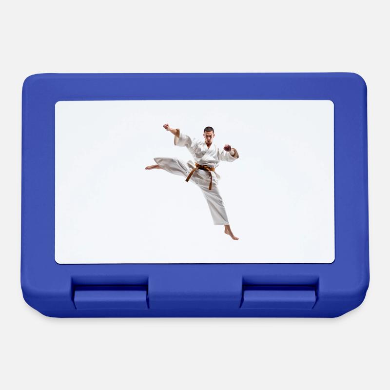 Karate ist eine anspruchsvolle Kampfkunst - Brotdose - Royalblau