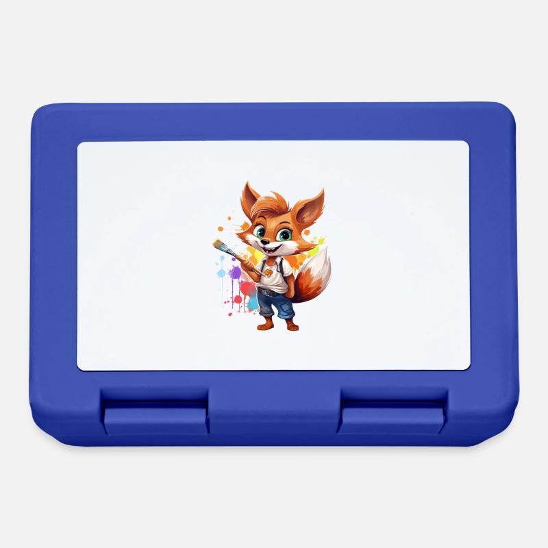 Fox Painter - Lunchbox - royal blue
