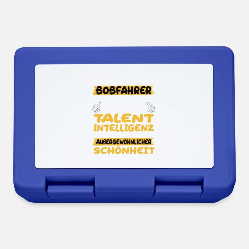 Bobfahrer ein Paradebeispiel Bobfahren - Brotdose - Royalblau