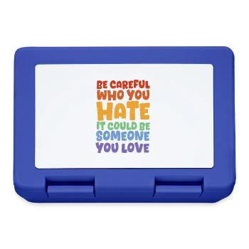 Incroyable dicton Mois de la fierté LGBTQ - Boîte à goûter - bleu royal - Devant