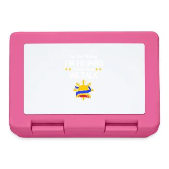 Filipino Philippines - Lunchbox - pink - Front