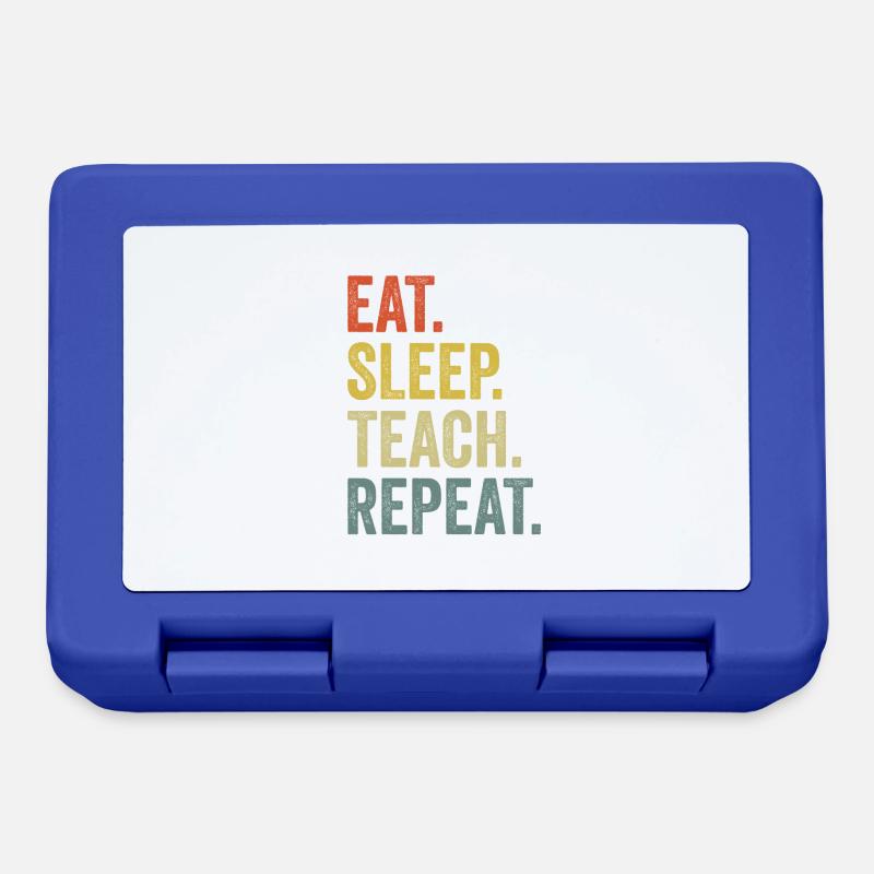 teacher statement - Lunchbox - royal blue