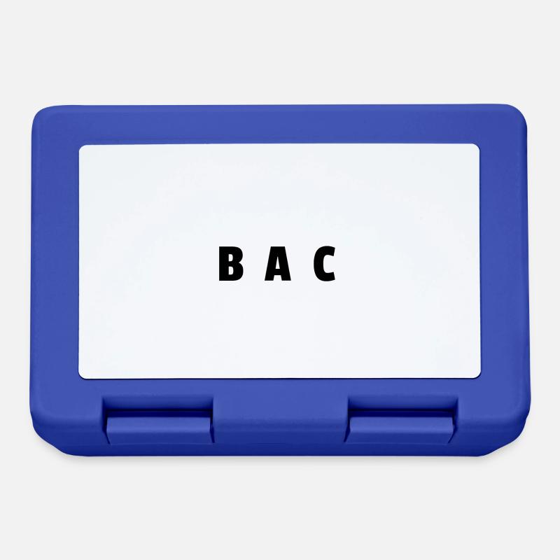 Cadeau Baccalauréat Bachelier Bachelière Bac 2024 - Boîte à goûter - bleu royal