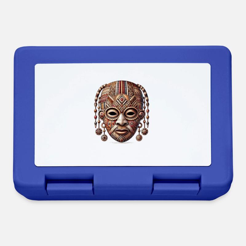 Masque Côte d’Ivoire - Boîte à goûter - bleu royal