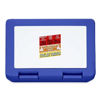 73 years old Vintage 1952 women & men Birthday - Lunchbox - royal blue - Front